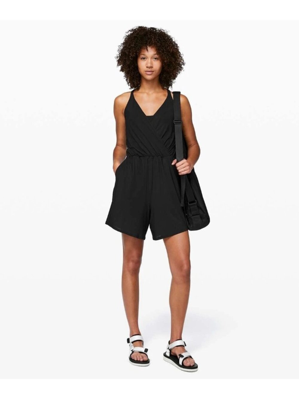 Lululemon Women's Sz. 10 Black Monday Best Romper
